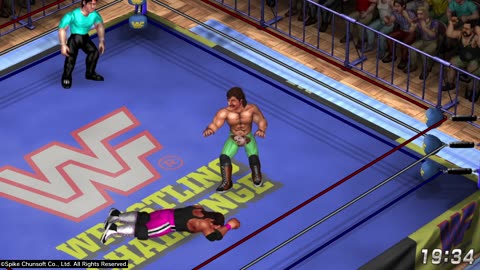 MATCH 145 RUDE VS HART VS MICHAELS WITH COMMENTARY