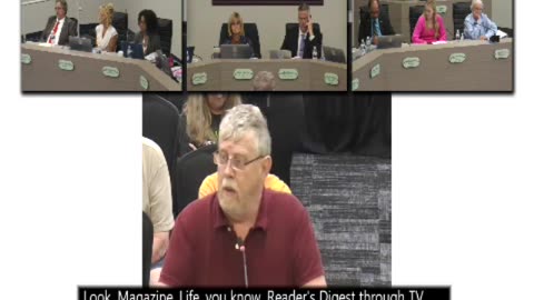 Jack Speaking at Hernando School Board Meeting.