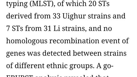 Ethnic DNA weapons. EVIDENCE.