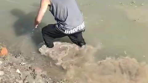 Best Asian Fish Catching Video 🐟 #shorts