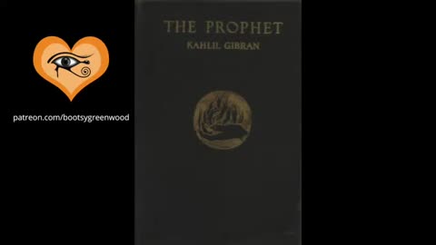 BGA The Prophet by Kahlil Gibran Full Audiobook read by Bootsy Greenwood