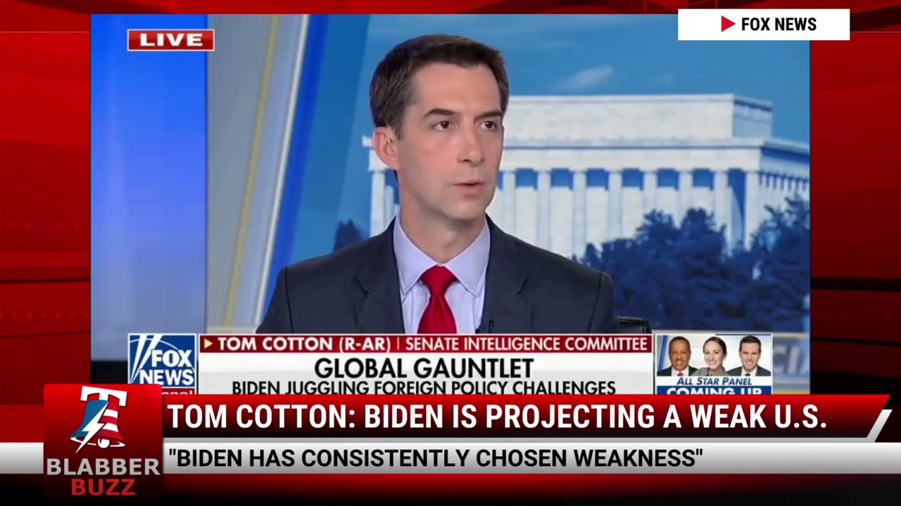 Tom Cotton: Biden Is Projecting A Weak U.S.