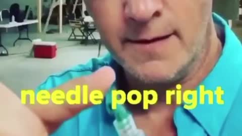 Fake Vaccinations Exposed....Is This What Fraudci Got?