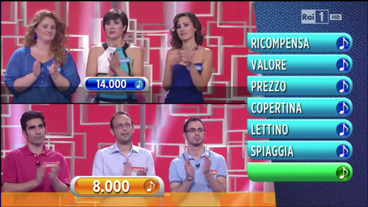 RAIUNO - Reazione A Catena-La Catena Musicale (12/08/2014)