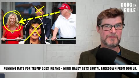 Running mate for Trump has gone insane-nikki Haley gets bruta takedown from DonJrl