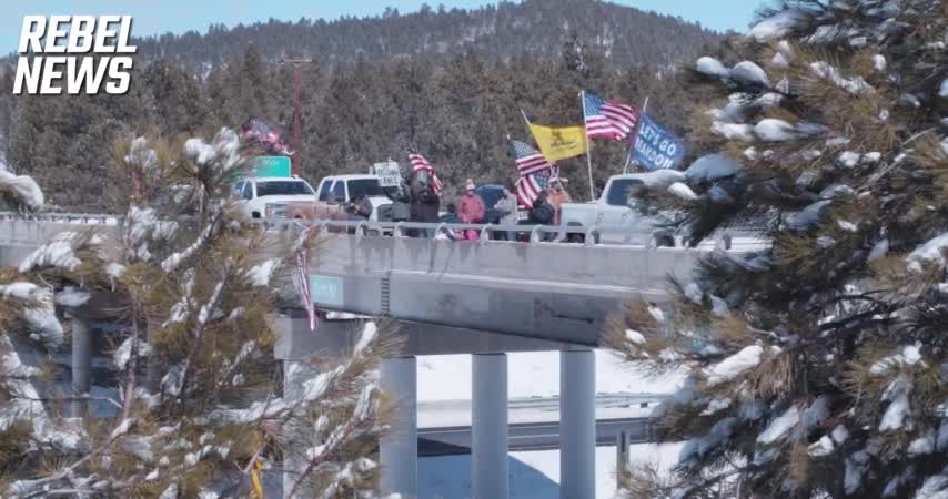 The People's Convoy-Navajo Indian reservation