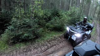 Riding a Quad Bike