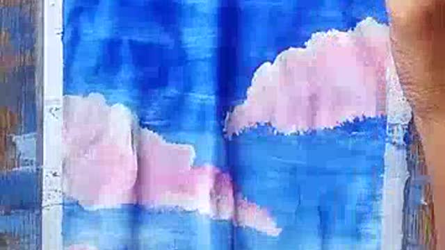 Easy poster colour 🌌moonlight scenery 😯😯painting poster colour panting.mp4