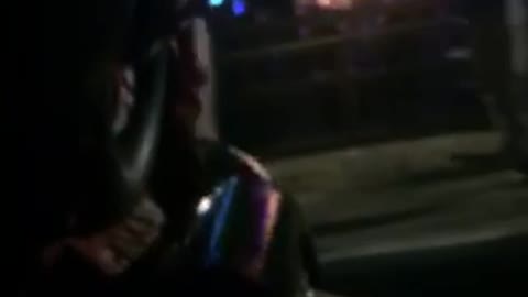 Guy throws up after roller coaster ride is over