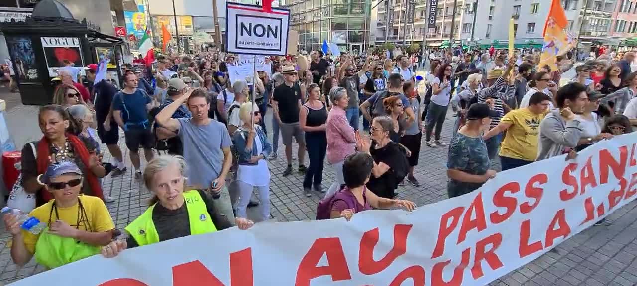 Manifestation Annecy le 02 10 2021