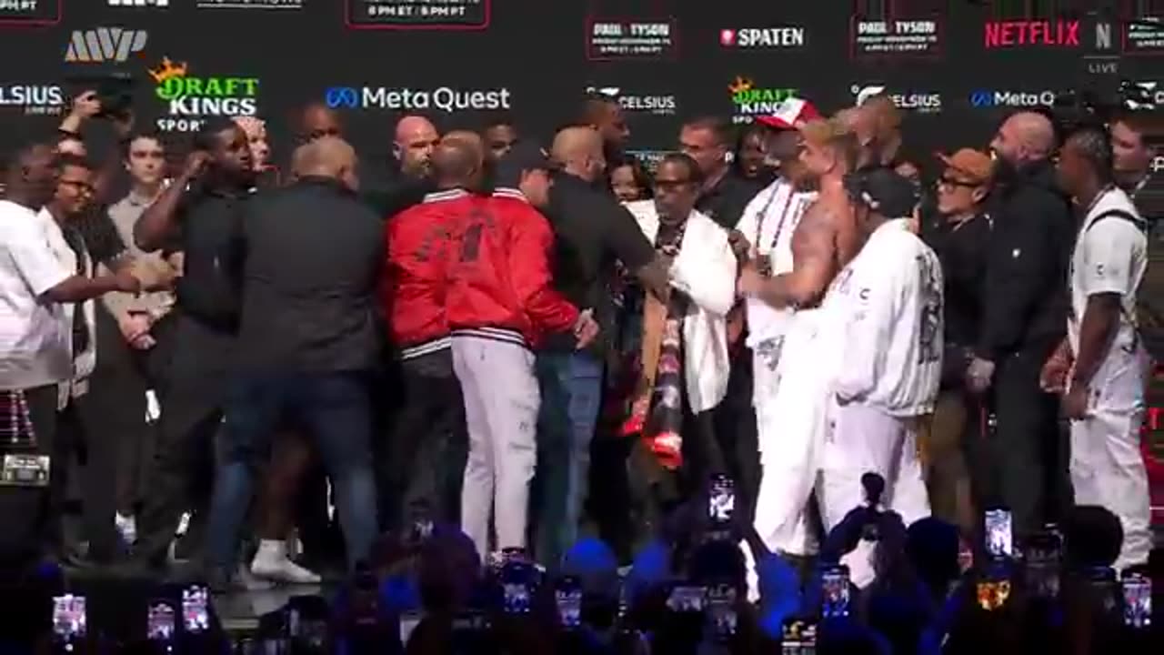 Mike Tyson Slaps Jake Paul at the way in