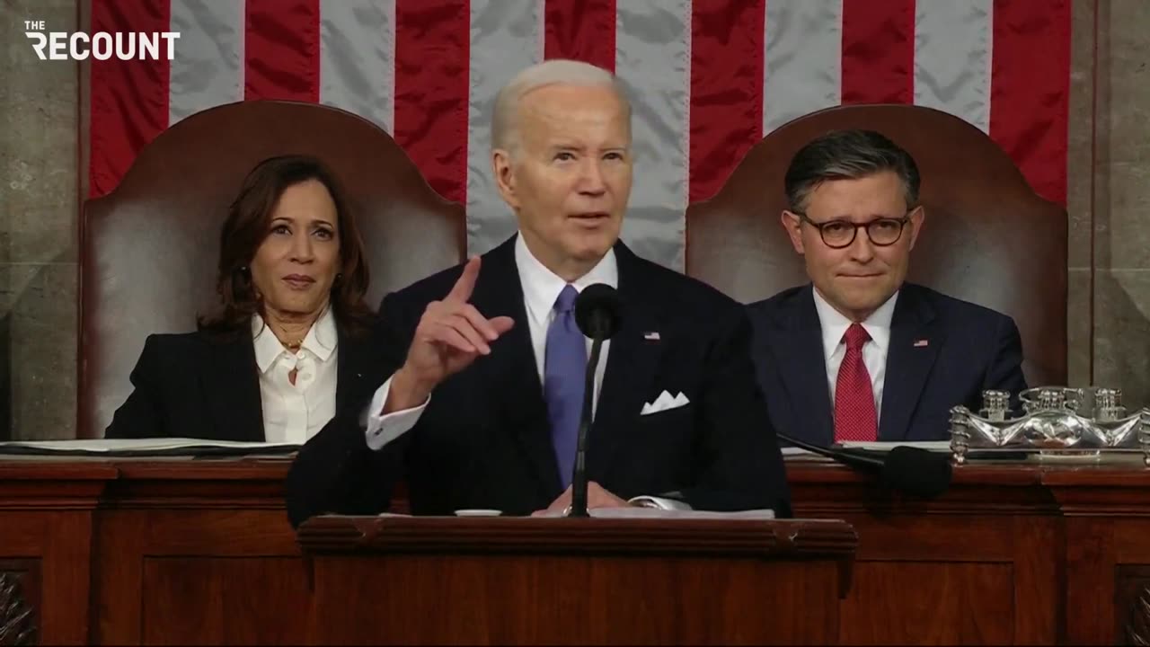 A protester interrupts Biden to remind him about the Marines who died during his botched 2021 withdrawal from Afghanistan