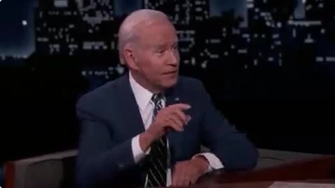 Time for a Commercial Break, Corpse. Biden Losing His Mind, Couldn't Finish a Thought on Jimmy Kimmel