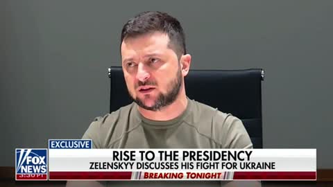 Apr.1st - Zelensky on Fox, asked about Azov Bataillon - His answer is eloquent