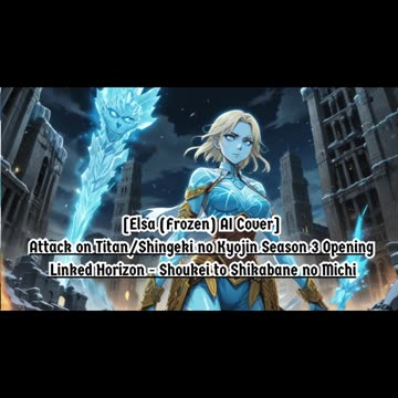[Elsa (Frozen) AI Cover] Attack on Titan S3 pt2 Linked Horizon - Shoukei to Shikabane no Michi