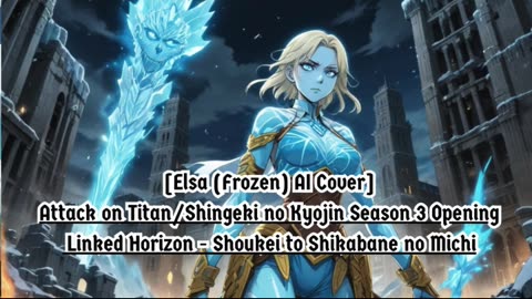 [Elsa (Frozen) AI Cover] Attack on Titan S3 pt2 Linked Horizon - Shoukei to Shikabane no Michi