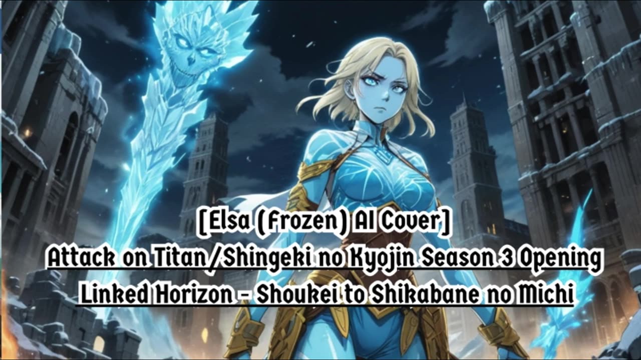 [Elsa (Frozen) AI Cover] Attack on Titan S3 pt2 Linked Horizon - Shoukei to Shikabane no Michi