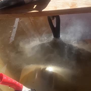 Cleaning Cast Iron By Electrolysis