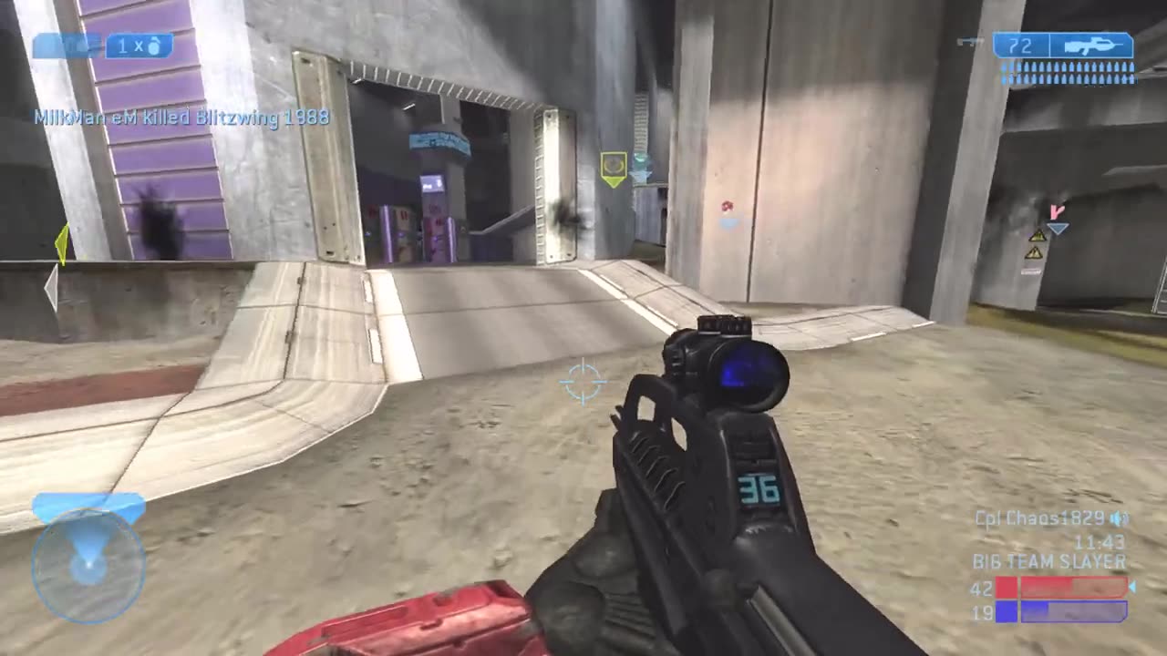 Halo 2 Classic Big Team - Big Team Slayer on Terminal Multiplayer Gameplay