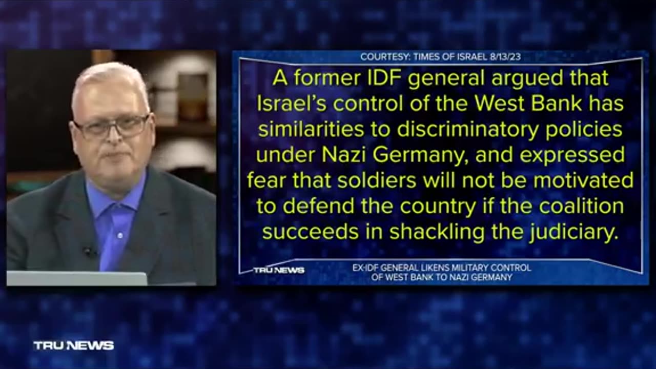 Ex-IDF General Confronts Mistreatment of Palestinians