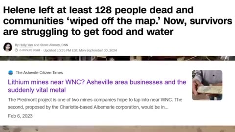 Hurricane Helene was manipulated