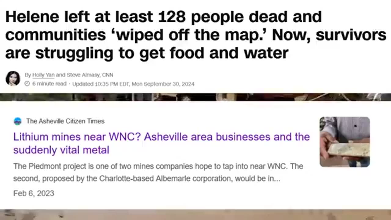 Hurricane Helene was manipulated