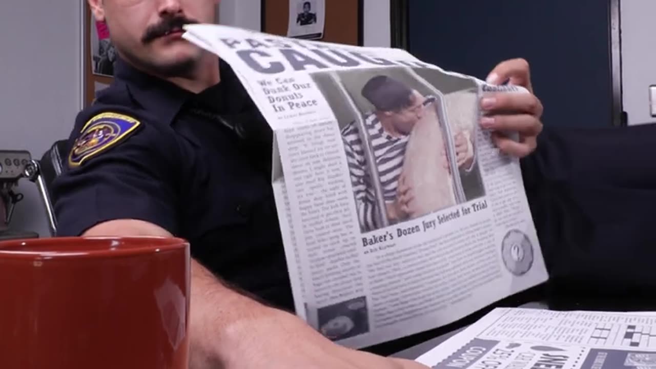 Zach king This thief stole a donut from a cop!