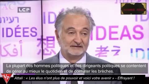 ATTALI, VRP DES ROTHCHILD ET AUTRES KHAZARS, DÉCIDENT DU DROIT DE VIE ET DE MORT SUR LA PLANÈTE !!!