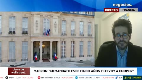 "La moción de censura castigaría a la izquierda y derecha en las urnas. Francia culpa a Macron"