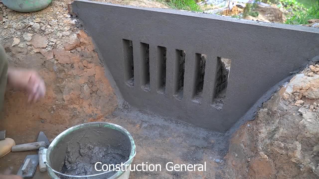 construction of water tank.