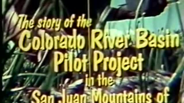 Mountain Skywater ☆ Colorado River Basin Cloud Seeding Pilot Project ☆ 1971