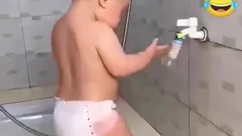 Cute baby dance