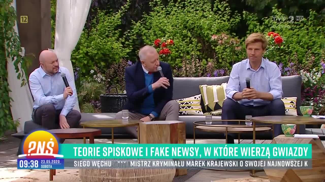 Dyskusja na temat wyszczepień w TVP - Tomasz Łysakowski, dr Michał Sutkowski, Wojciech Brzozowski