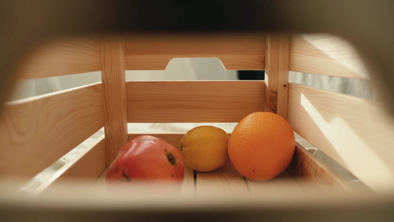 An Orange Fruit Cut In Half