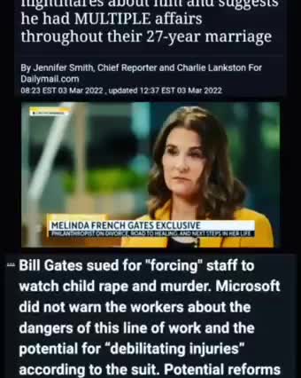 Melinda Gates March 03, 2022 interview.