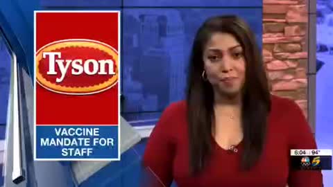 Tyson foods mandates ALL its 120,000 workers will need to be vaccinated by November 1st!