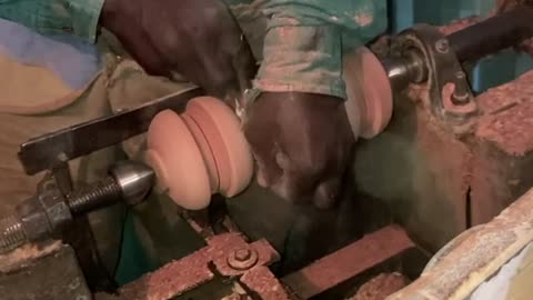 wood lathe worker