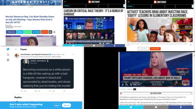 Politico-Economic Report: Trump, Audits, Marxism/Freedom culture war, terrible vaccine news