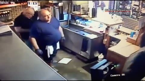 These small business owners defended their restaurant against an intruder with a chair, FAFO