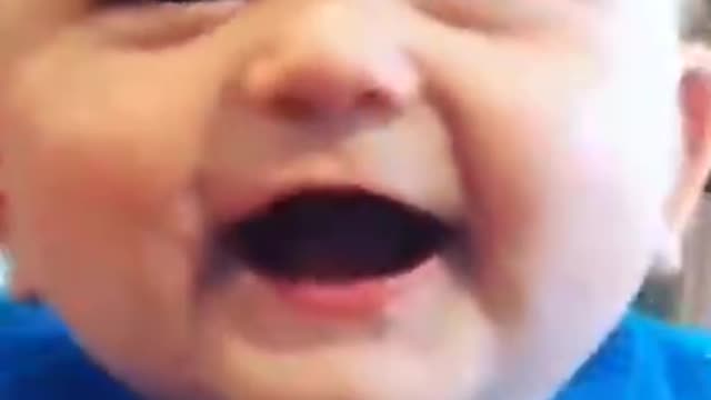 Funny cute baby