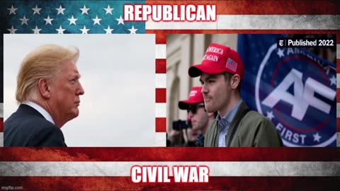 Nick Fuentes VS Trump Groypers vs Maga, Republican civil war