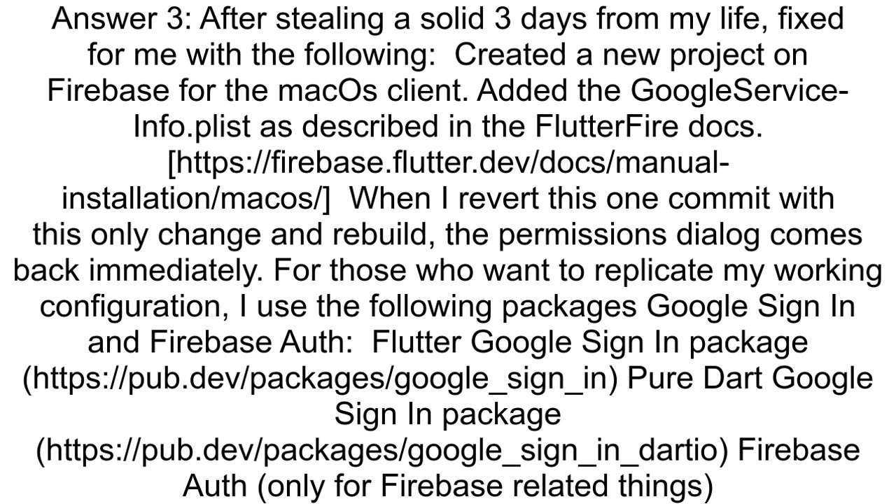 How to stop quotkeychain accessquot permission dialog on MacOS when debugging Flutter app on Visual