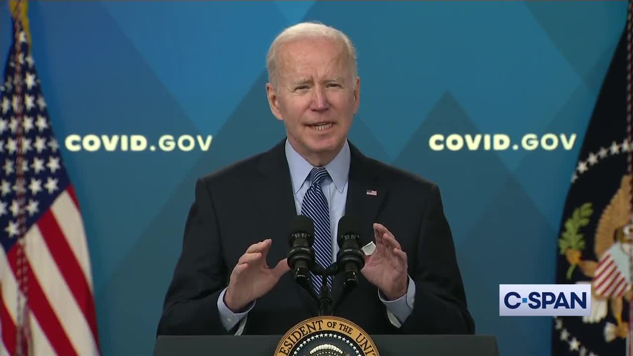 BIDEN: "COVID-19 no longer controls our lives."
