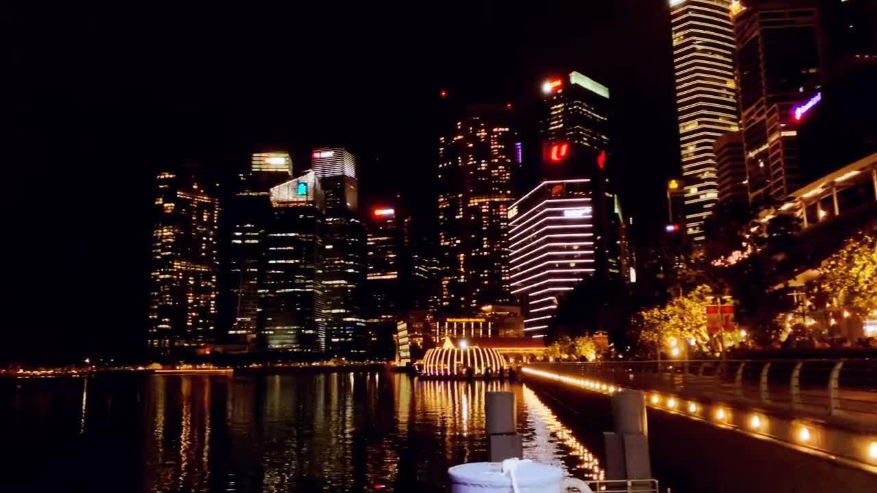 Dubai Marina view in Night.