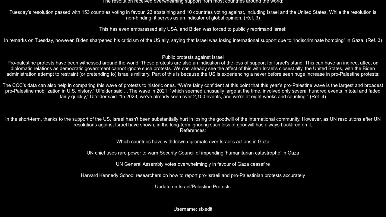 Can the loss of support for Israel due to the war in Gaza be objectively measured