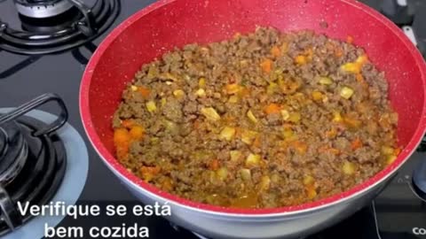 Bread with ground meat - Quick Snack