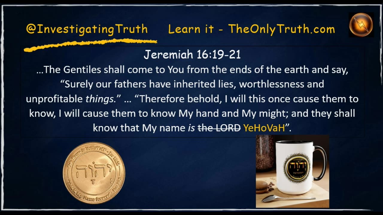 God's Name is "LORD" - What?