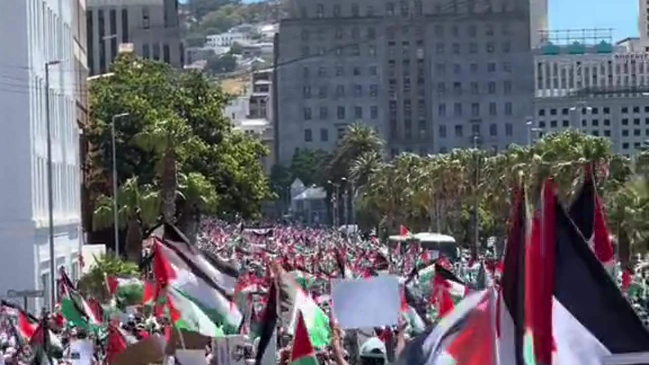 CAPE TOWN STEPPING OUT FOR PALESTINE 11/11/23