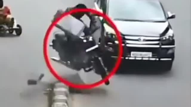 Heavy Driver | Funny Bike Accident | Comedy Driving