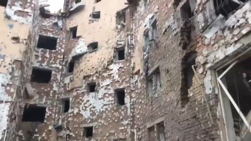 Shelling on the city of Irpin (NW of Kyiv), the aftermath